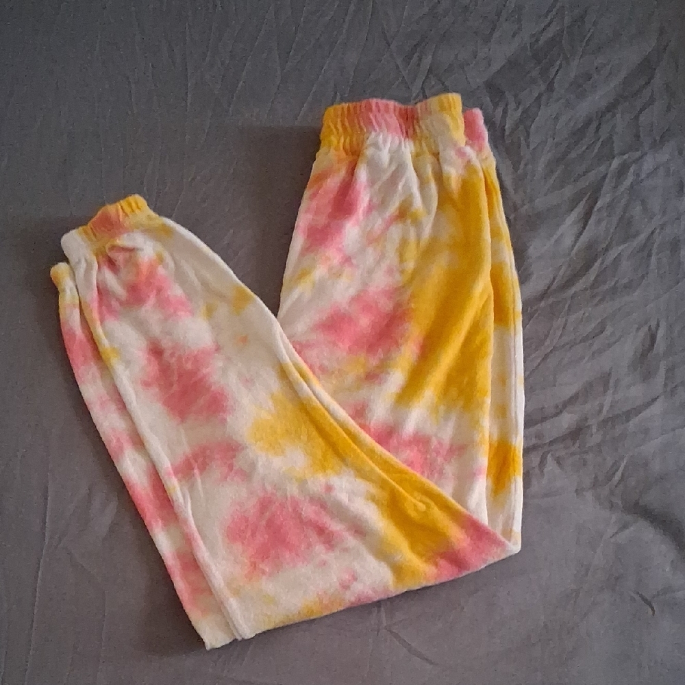 Forever 21 Kids Colorful Tie-Dye Sweatpants